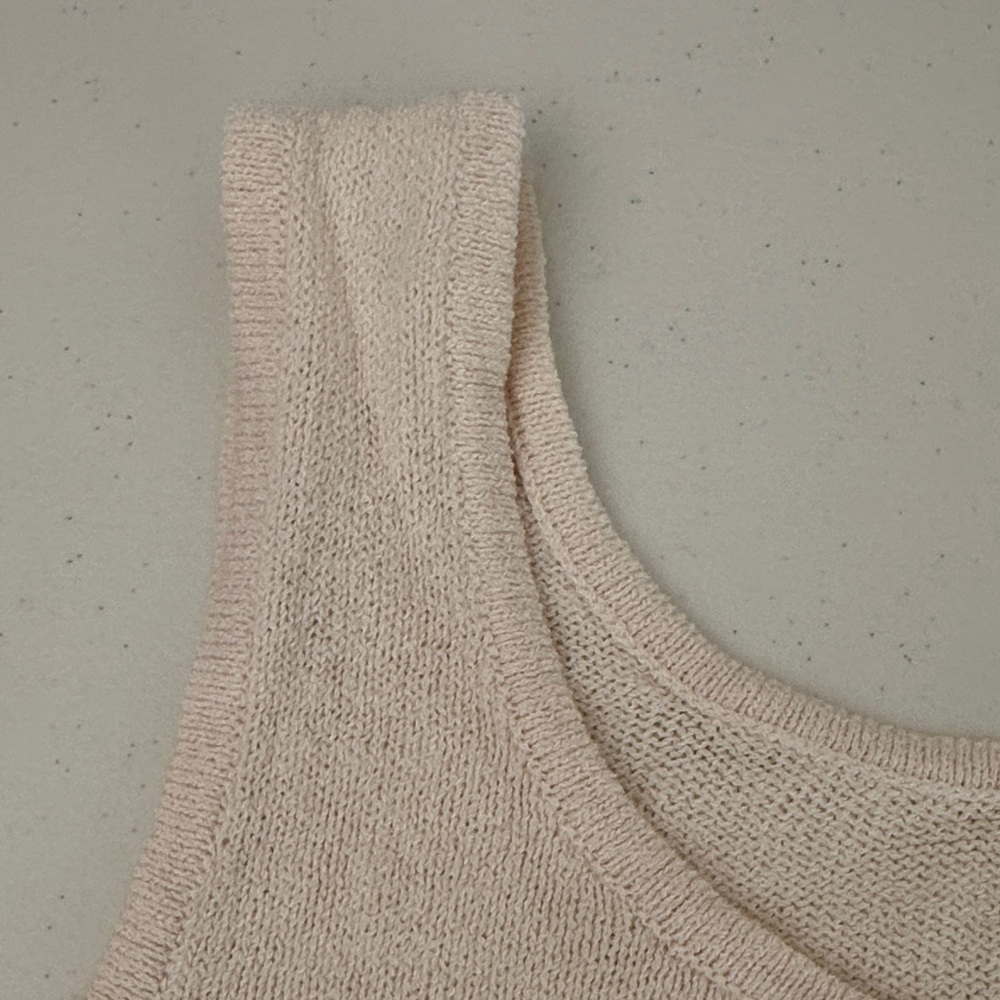 St. John Cream Crop Top - Picture 3 of 4